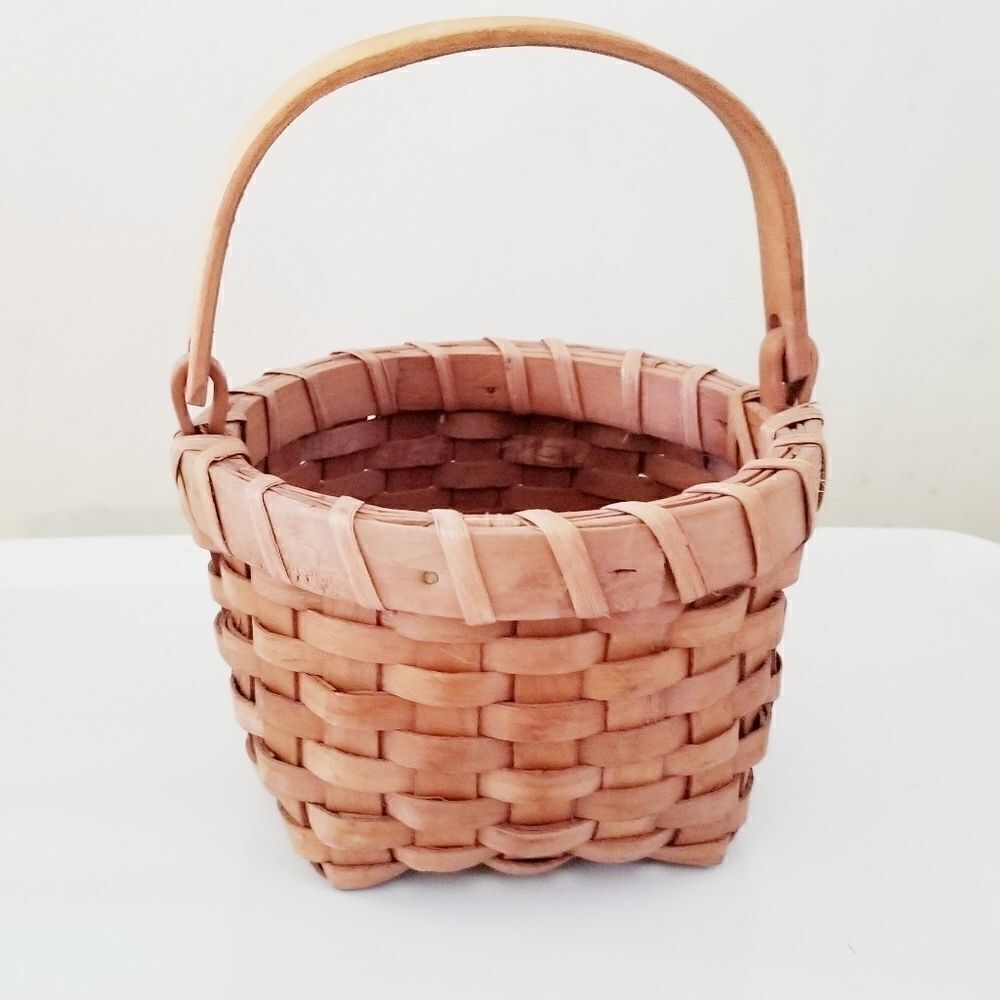 Handcrafted basket farmhouse decor